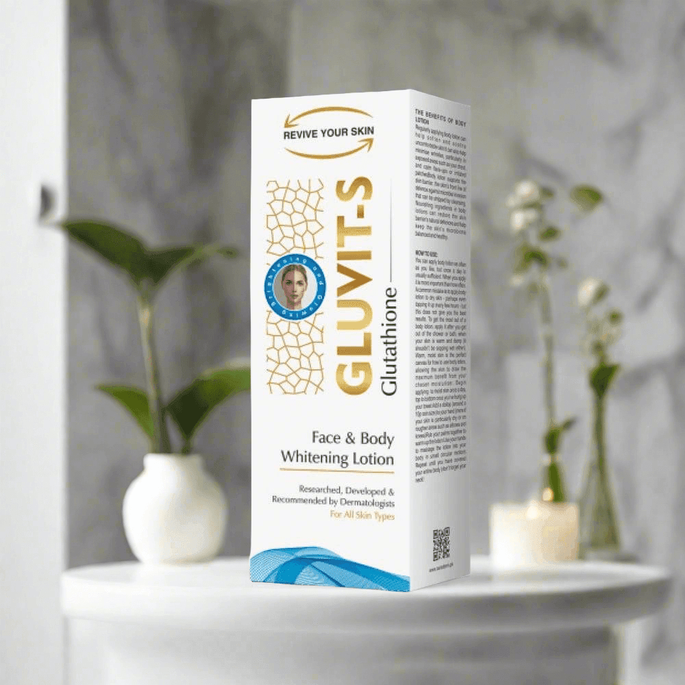 Gluvit-S Glutathione Face & Body Whitening Lotion