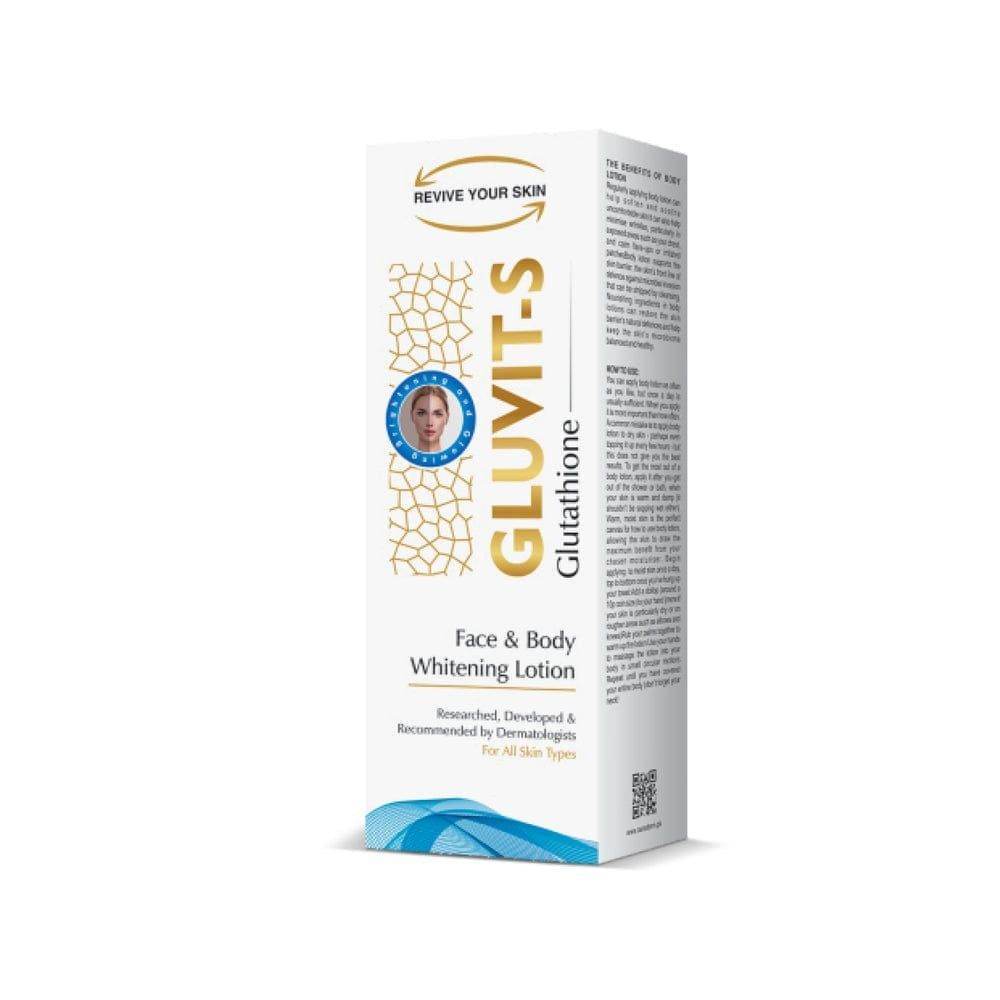 Gluvit-S Glutathione Face & Body Whitening Lotion