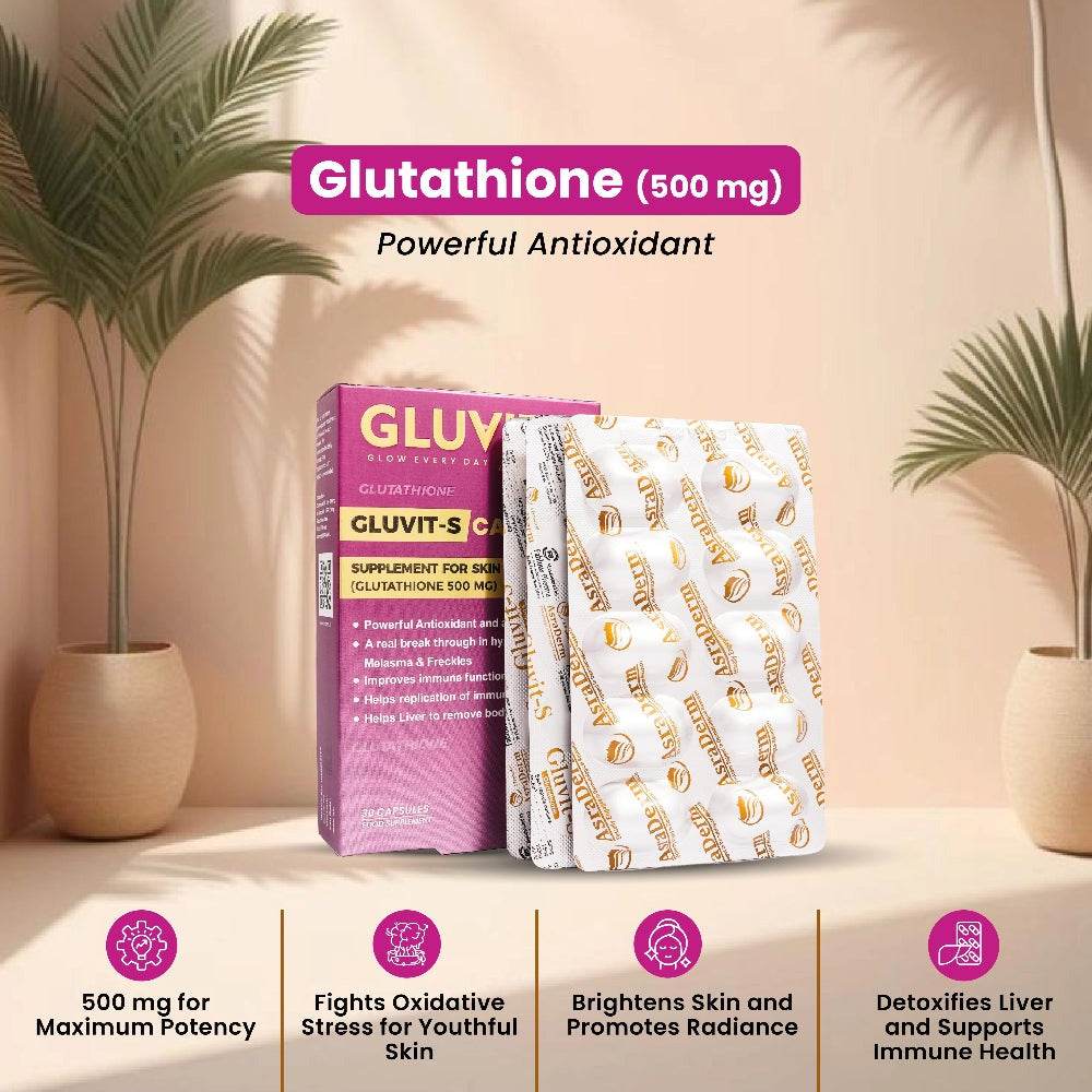 Gluvit-s Glutathione 500 mg 30ct