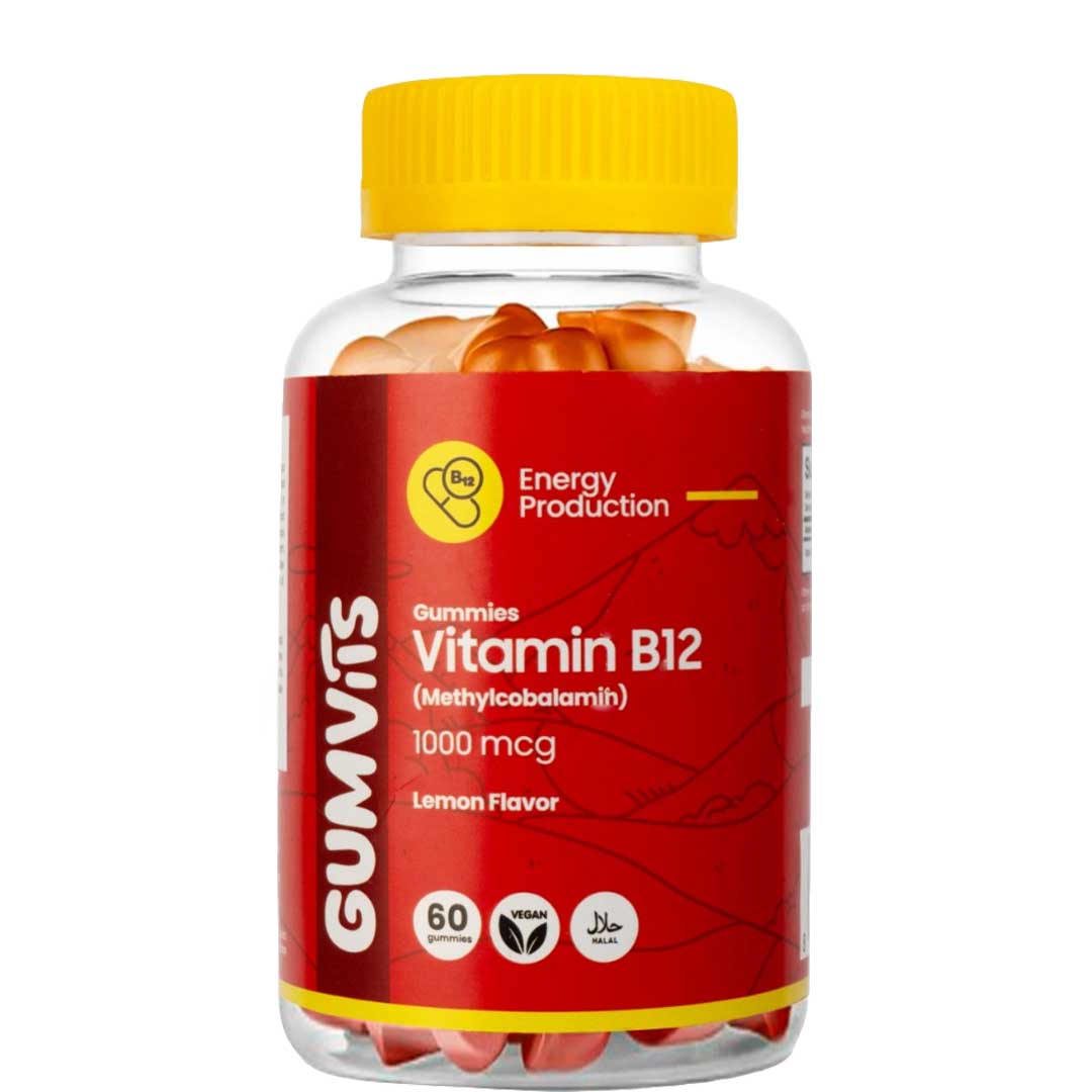 Gumvits Vitamin B12 1000mcg Gummies, 60 Ct