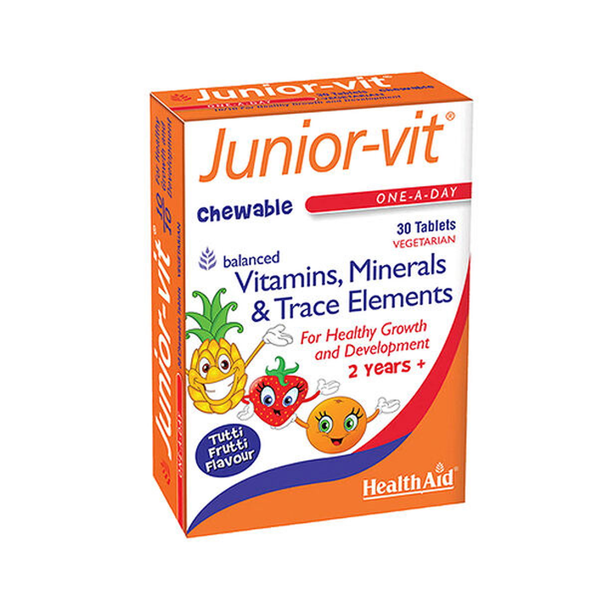 HealthAid Junior-Vit Chewable (Tutti Fruity Flavour)
