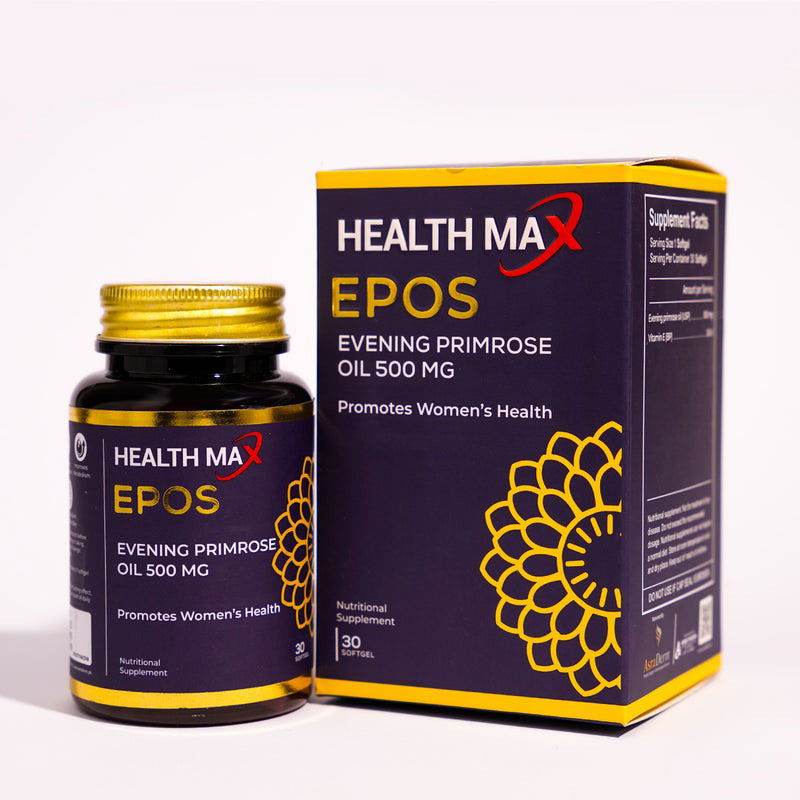 Health Max Epos (Evening Primrose Oil 500mg) 30ct