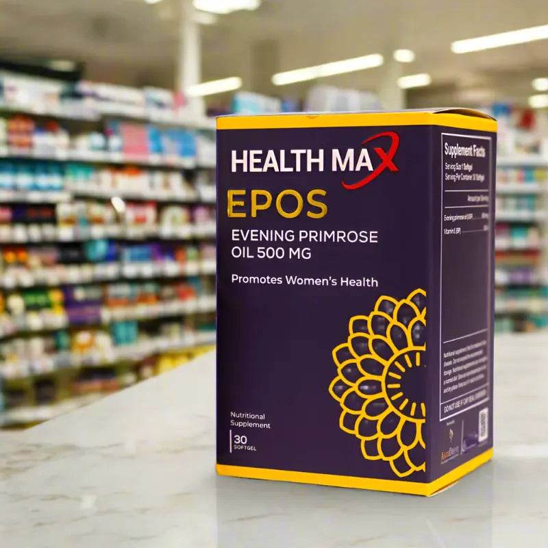 Health Max Epos (Evening Primrose Oil 500mg) 30ct