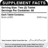 Herbiotics Biotin 5000 Mcg