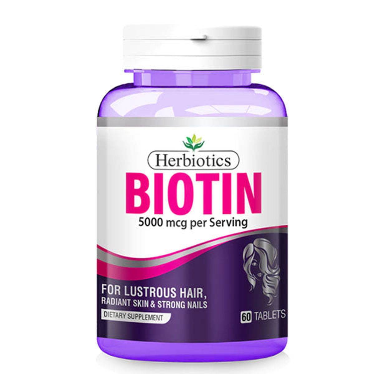 Herbiotics Biotin 5000 Mcg