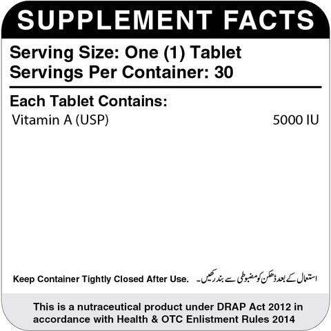 Herbiotics Folshine Vitamin A 5000iu 30ct