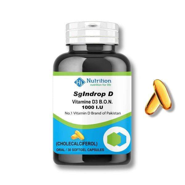 Hi-Nutrition SG Indrop D 30 Softgels - 1000iu