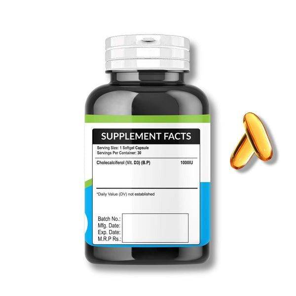 Hi-Nutrition SG Indrop D 30 Softgels - 1000iu
