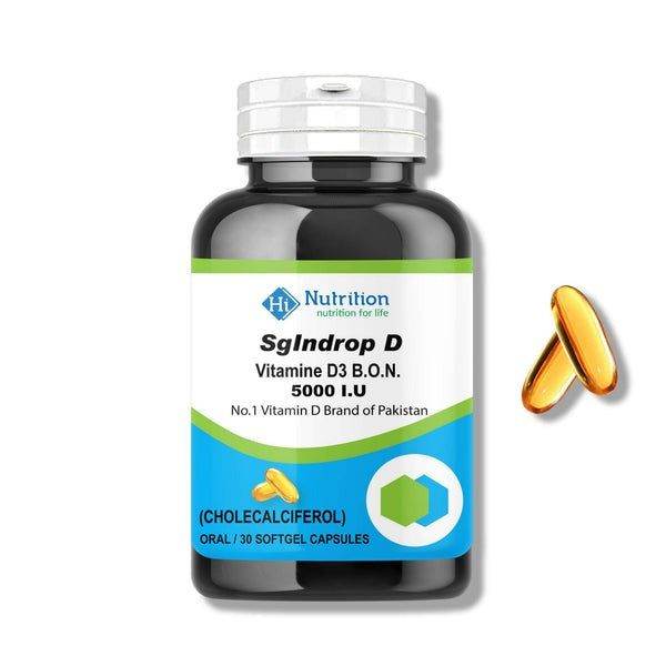 Hi-Nutrition SG Indrop D 30 Softgels - 5000iu