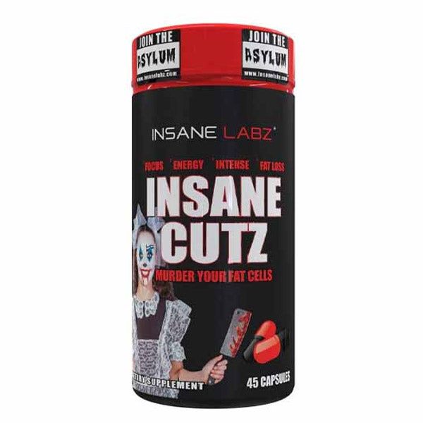 Insane Labz Insane Cutz Fat Burner, 45 Capsules