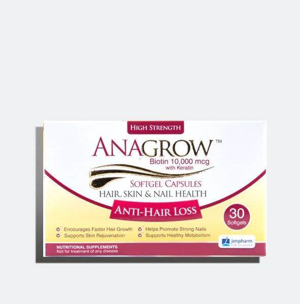 Jenpharm Anagrow Biotin 10000 Mcg with keratin 30ct