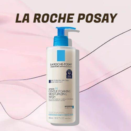 La Roche Posay Gentle Foaming Moisturizing Wash Dry To Extra Dry Skin Body And Face 400Ml