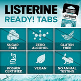 Listerine Clean Mint Sugar Free Chewable Tablets, 8 Ct