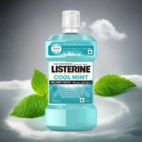 Listerine Cool Mint Antiseptic Mouthwash, 250ml
