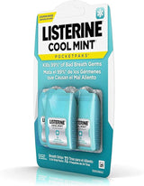 Listerine Cool Mint Pocket Paks - Pack of 24 Strips, 3 Ct