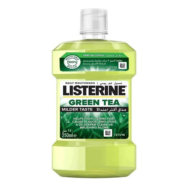 Listerine Green Tea Milder Taste Mouthwash, 250ml