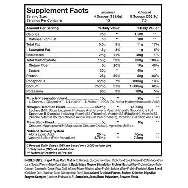MUSCLE SPORTS - Revolution Mass Gainer 12lbs