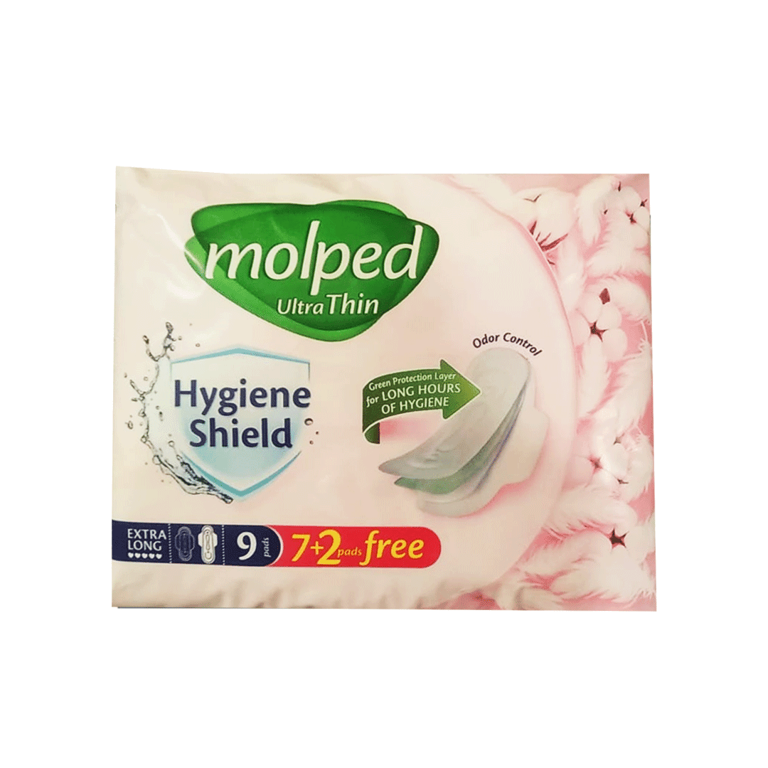 Molped Ultra Thin (Extra Long), 9 Pads