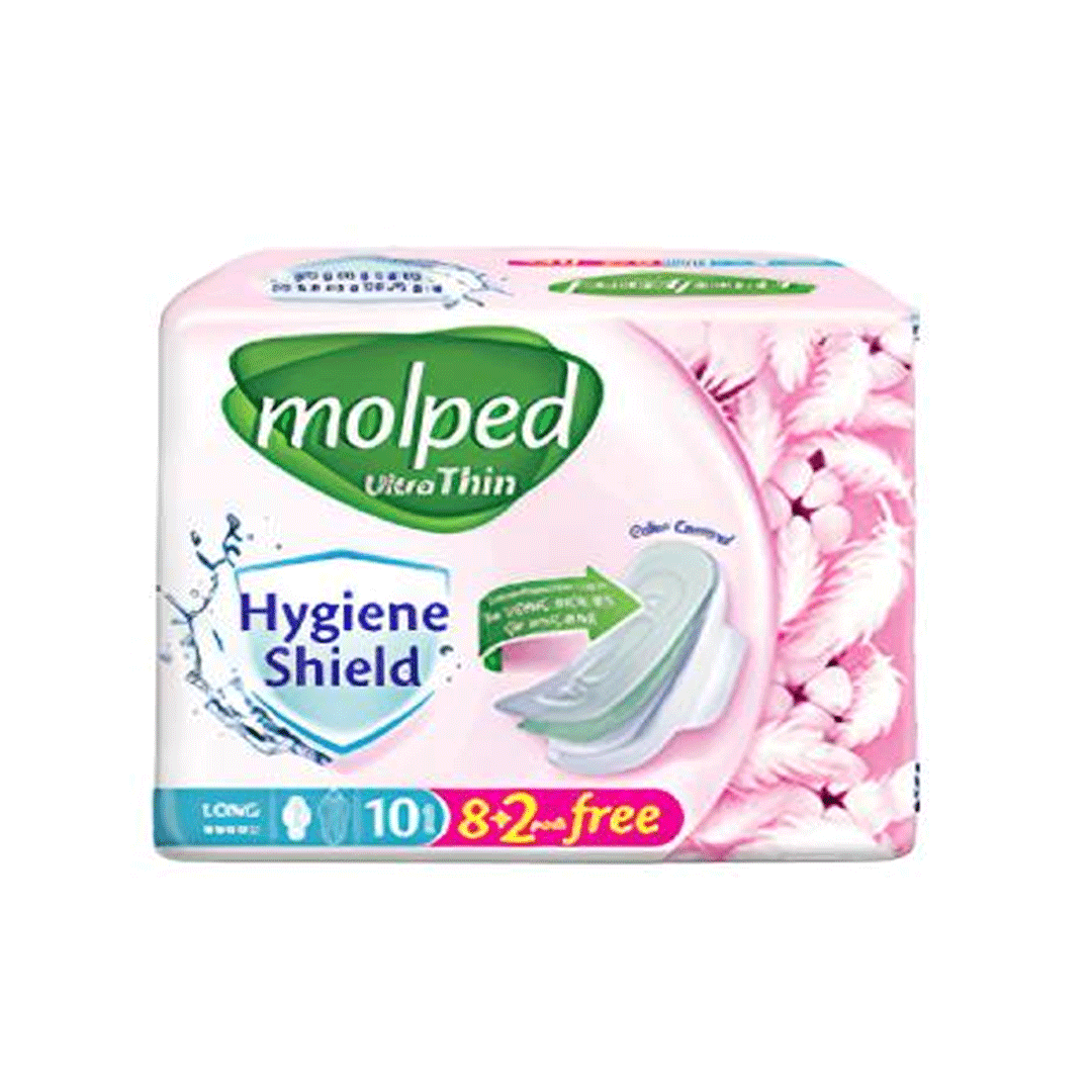 Molped Ultra Thin (Long), 10 Pads