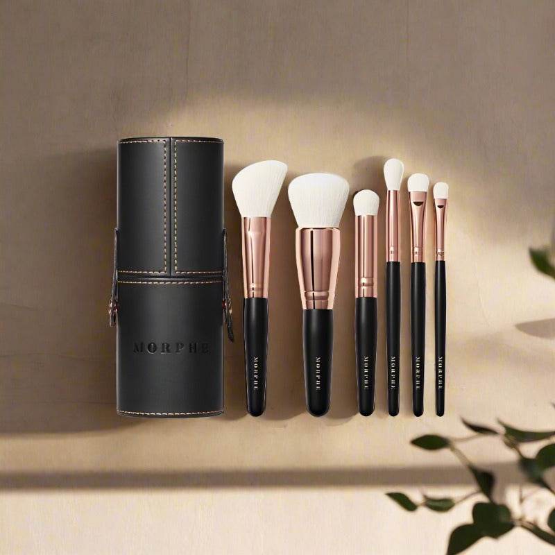 Morphe Rose Away 6 Piece Travel Brush Set