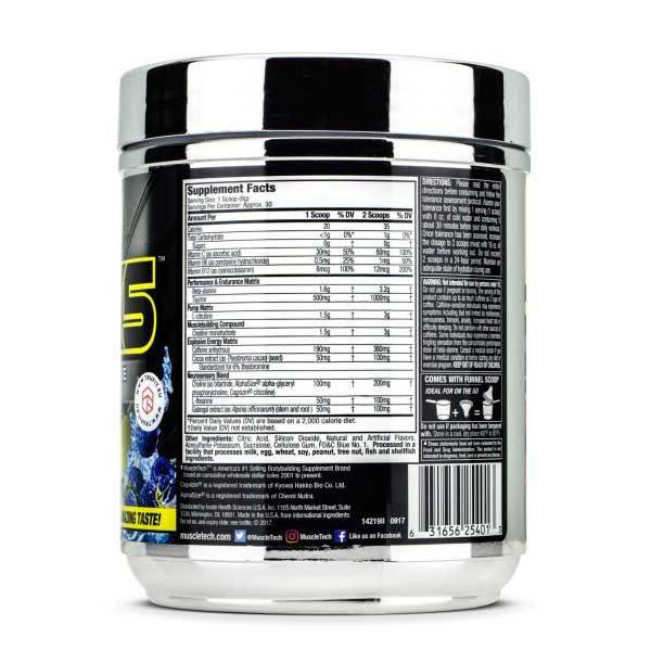 MuscleTech Vapor X5 Next Gen Pre Workout, 30 Servings