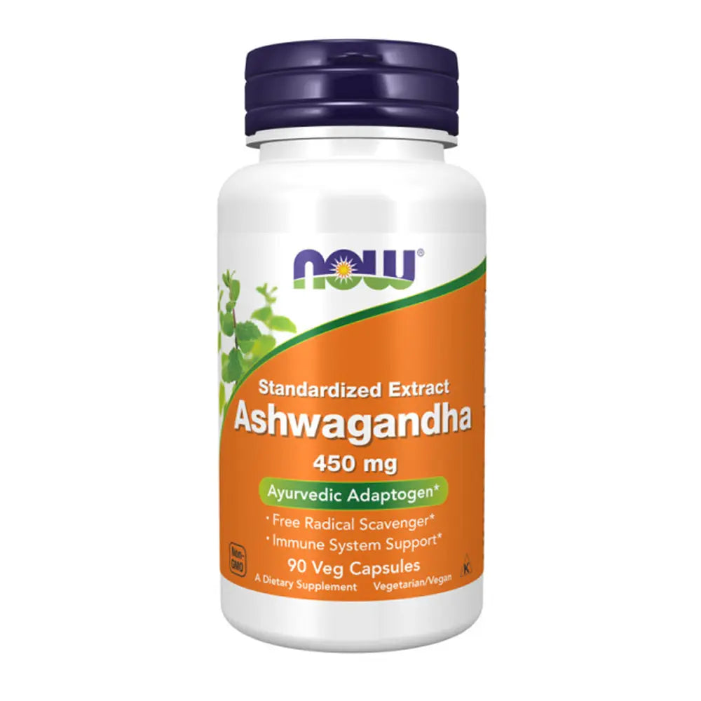 NOW Ashwagandha 450mg 90 Veg Capsules