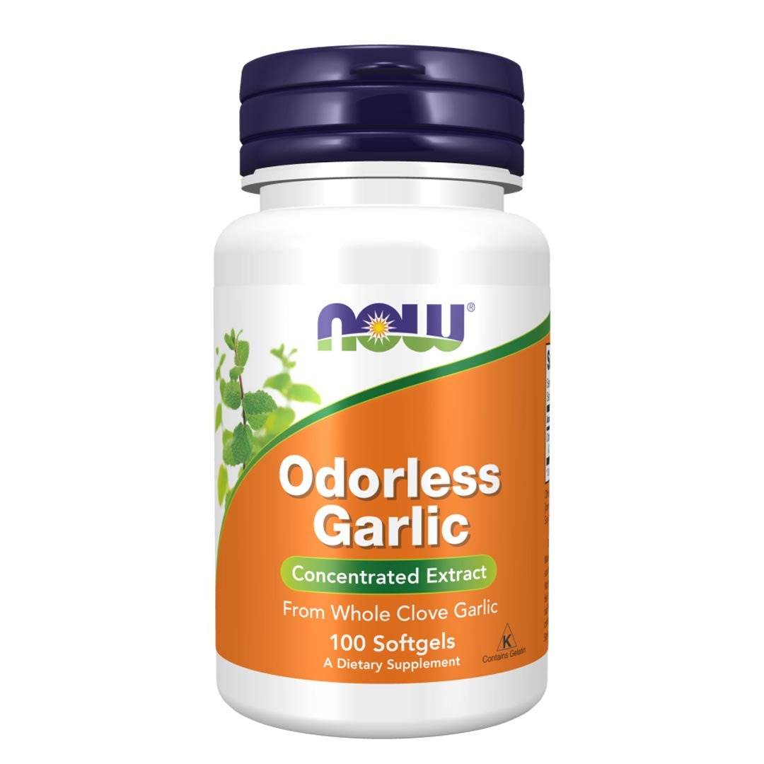 NOW Odorless Garlic, 100 Ct