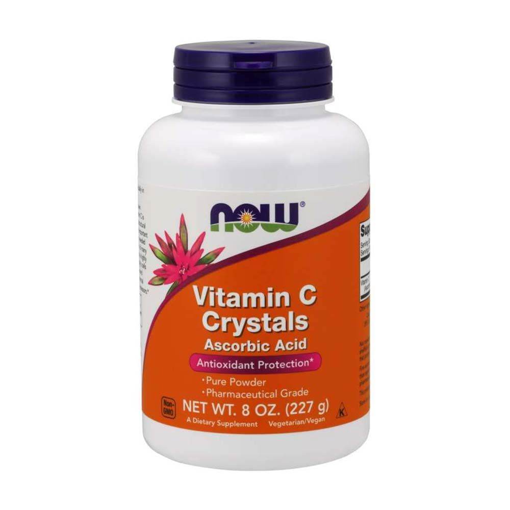 NOW Vitamin C Crystals Pure Powder 8 oz 227gm