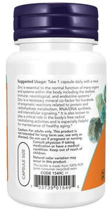 NOW Zinc Picolinate 50mg 60 Capsules