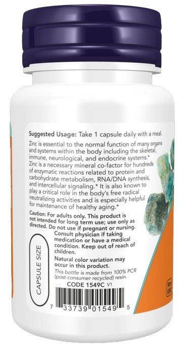NOW Zinc Picolinate 50mg 60 Capsules