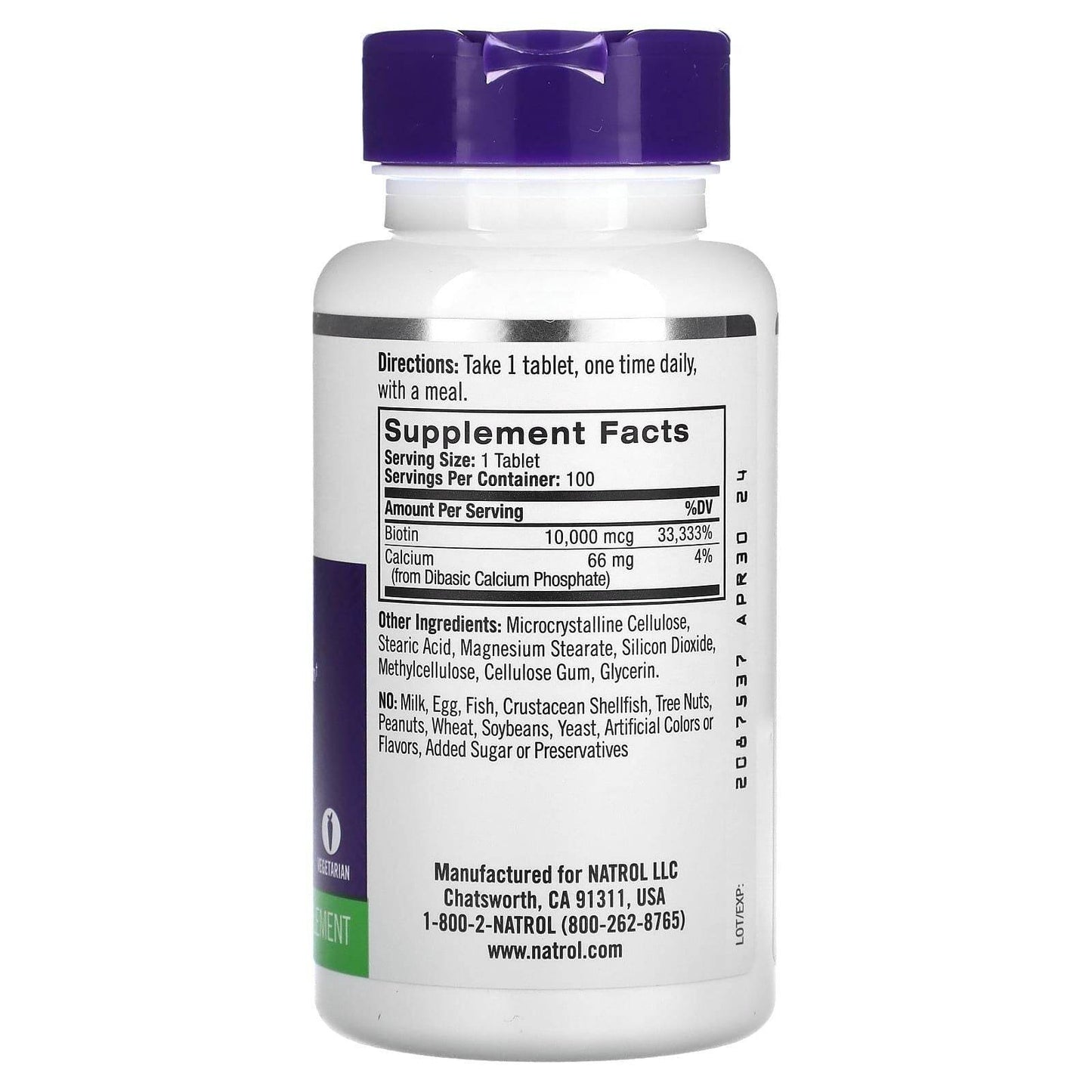 Natrol Biotin 10000mcg 100ct
