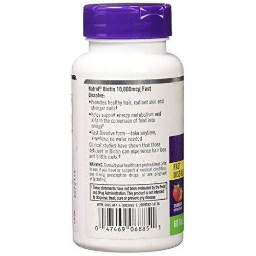 Natrol Biotin Beauty 10,000 mcg 60 ct