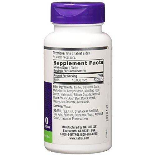 Natrol Biotin Beauty 10,000 mcg 60 ct