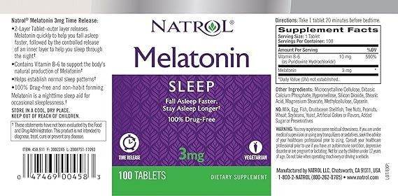 Natrol Melatonin Sleep 3mg 100CT