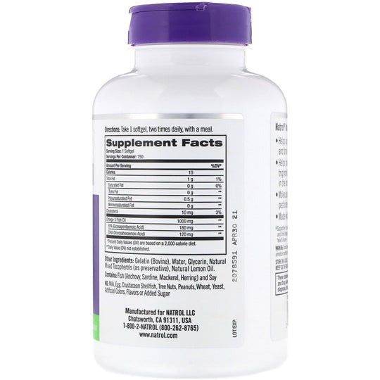 Natrol Omega 3 Fish Oil 1000mg