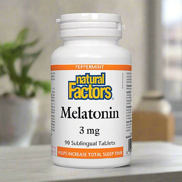 Natural Factors Melatonin 3mg, 90 Ct
