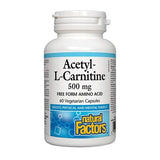 Natural Factors Acetyl-L-Carnitine 500 mg, 60 Ct