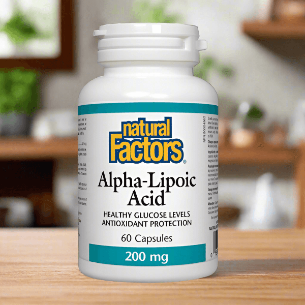 Natural Factors Alpha Lipoic Acid 200 mg, 60 Ct