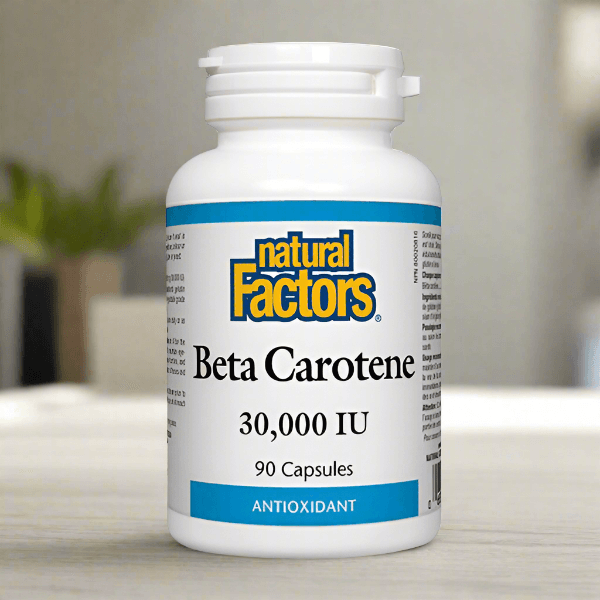 Natural Factors Beta Carotene Provitamin A 30,000 IU, 90 Ct
