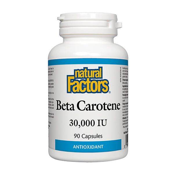 Natural Factors Beta Carotene Provitamin A 30,000 IU, 90 Ct