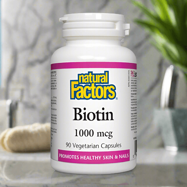 Natural Factors Biotin 1000 mcg, 90 Ct