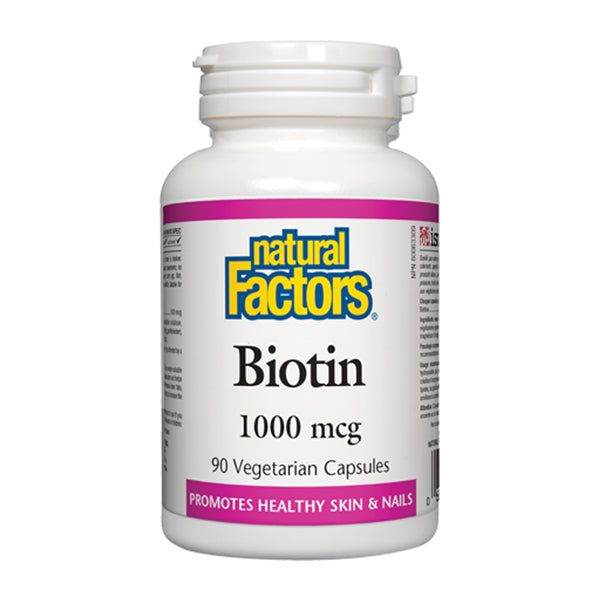 Natural Factors Biotin 1000 mcg, 90 Ct