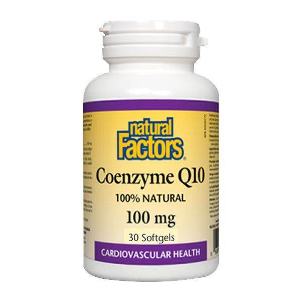 Natural Factors CoQ10 100mg, 30 Ct