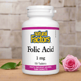 Natural Factors Folic Acid, 90 Ct
