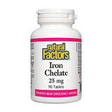 Natural Factors Iron Chelate 25mg
