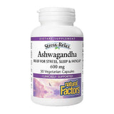 Natural Factors KSM-66 Ashwagandha 600mg, 30 Ct