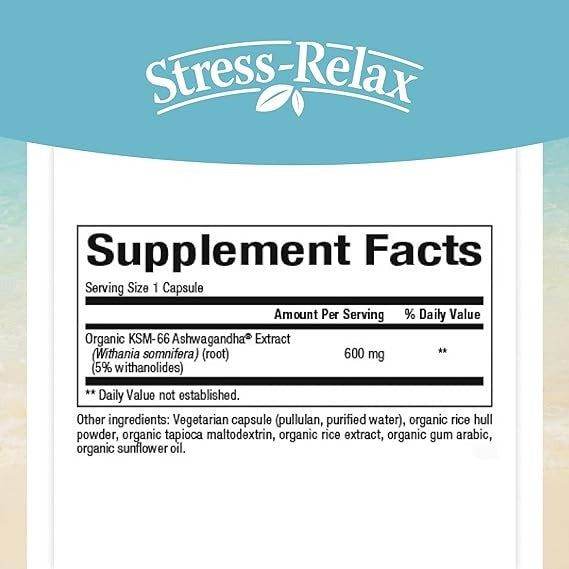 Natural Factors KSM-66 Ashwagandha 600mg, 30 Ct