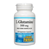 Natural Factors L-Glutamine 500mg, 60 Ct