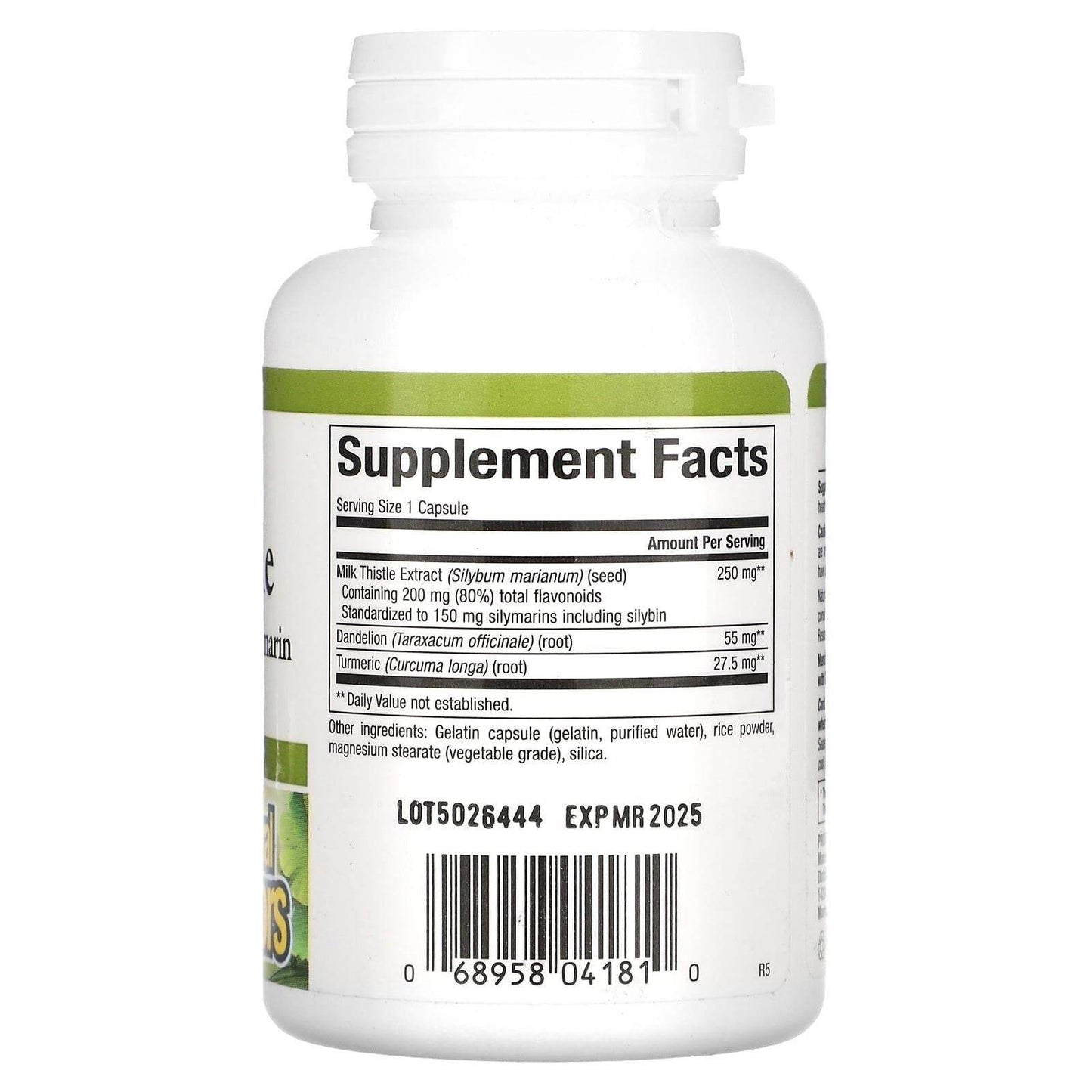 Natural Factors Milk Thistle 250mg, 90 Ct