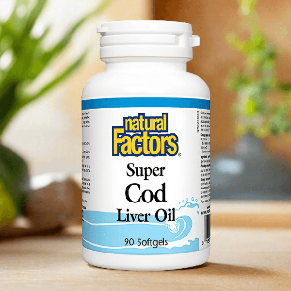 Natural Factors Super Cod Liver Oil, 90ct
